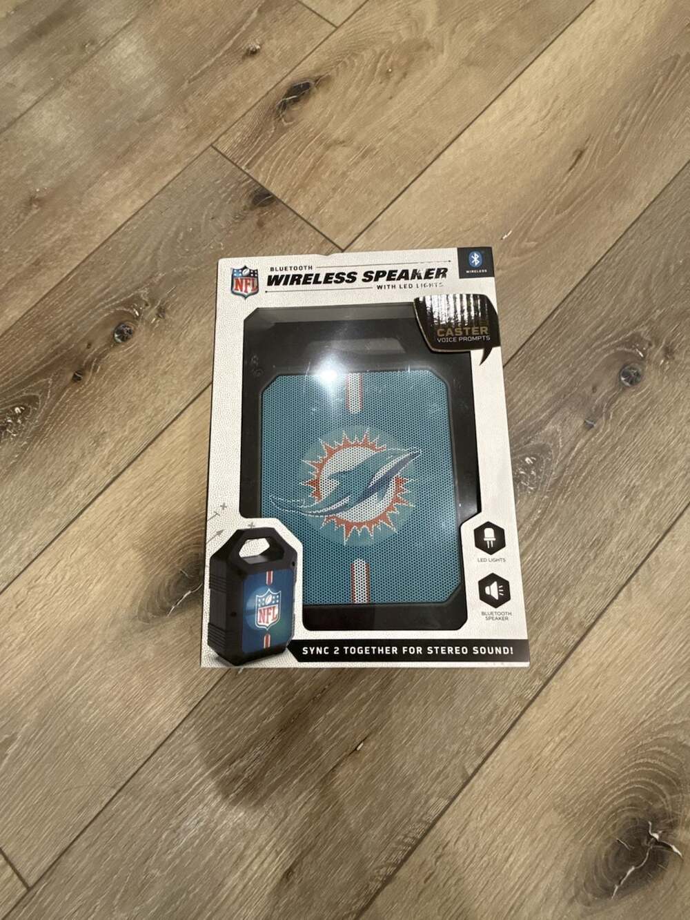SOAR NFL Miami Dolphins Wireless Bluetooth Speaker with LED Lights